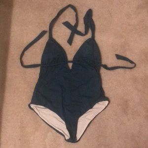Eberjay one piece swimsuit w/ low back & dual ties